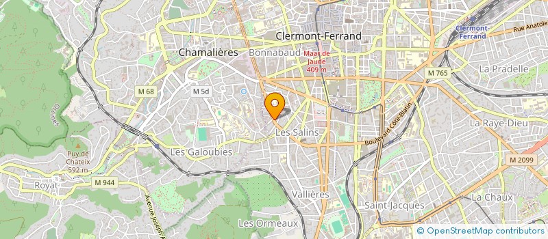 localisation de l'entreprise IMMEUBLE SABATIER  CLERMONT-FERRAND