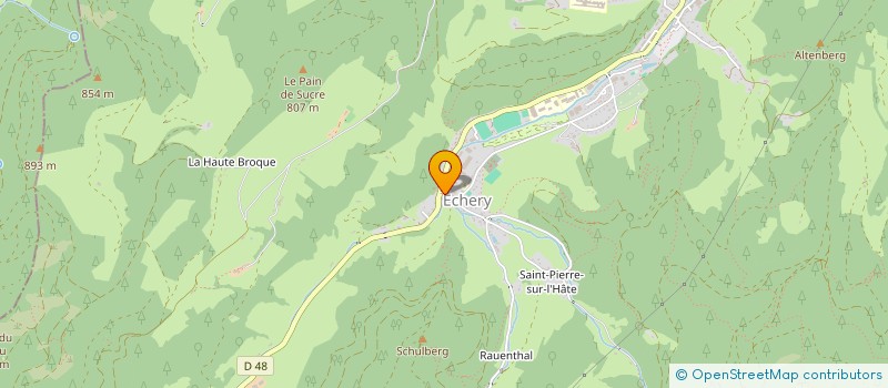 localisation de l'entreprise IMMEUBLE SCHWIEG HUGUES  SAINTE-MARIE-AUX-MINES