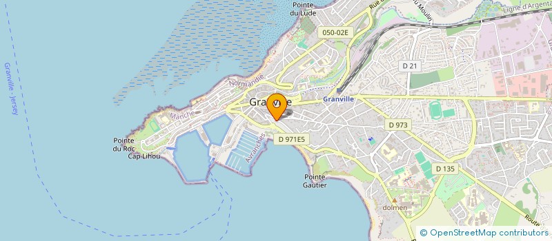 localisation de l'entreprise IMMEUBLE ST GAUD  GRANVILLE
