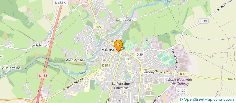 localisation de l'entreprise IMMEUBLE ST MICHEL  FALAISE