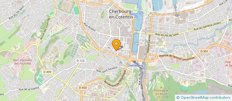 localisation de l'entreprise IMMEUBLE THOMAS HENRI  CHERBOURG-EN-COTENTIN