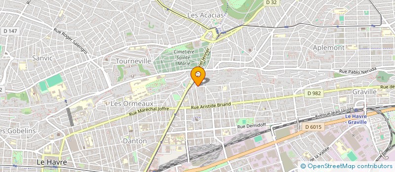 localisation de l'entreprise IMMEUBLE TRIGAUVILLE à LE HAVRE