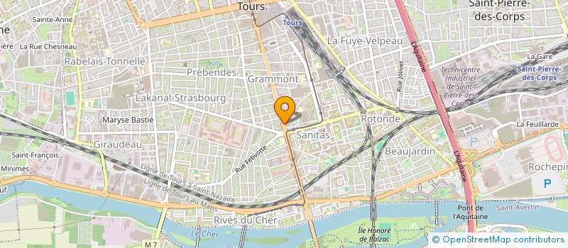 localisation de l'entreprise IMMEUBLE VAILLANT ROYAL  TOURS