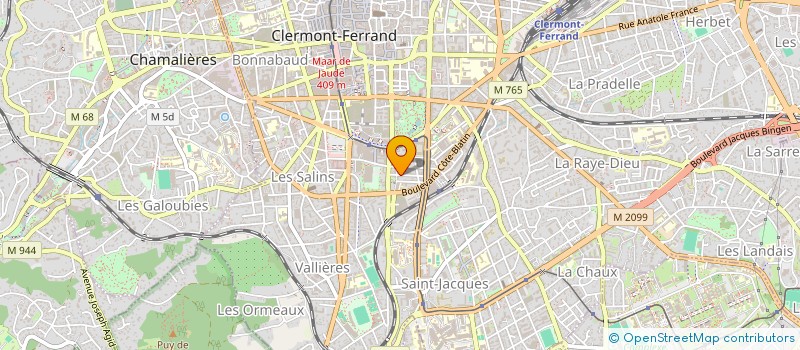 localisation de l'entreprise IMMEUBLE VERNEMOUZE  CLERMONT-FERRAND