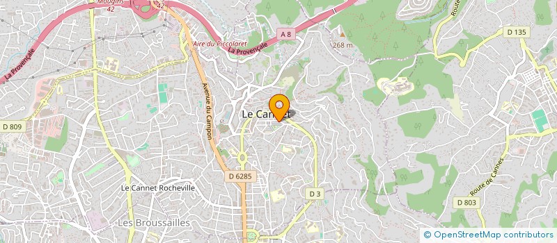 localisation de l'entreprise IMMEUBLE VILLA RACHEL à LE CANNET