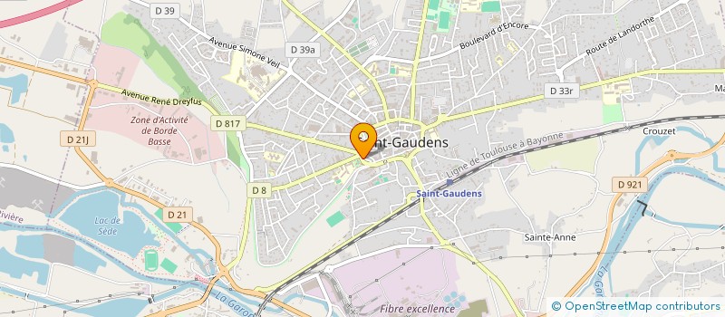 localisation de l'entreprise IMMEUBLE VIRGITTI à SAINT-GAUDENS