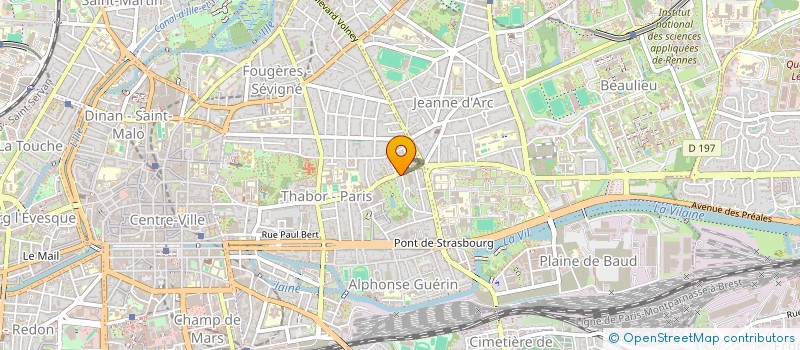 localisation de l'entreprise IMMEUBLES 88 R DE PARIS ET 35 R MARCILLE  RENNES