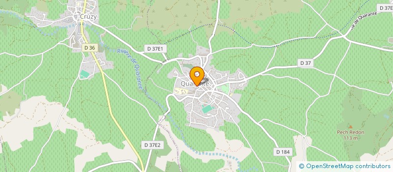 localisation de l'entreprise IMMEUBLES AGUERA  QUARANTE