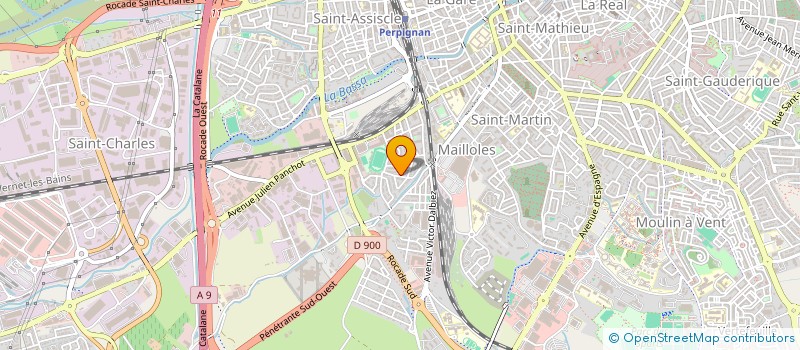 localisation de l'entreprise IMMEUBLES GUISSET SCP  PERPIGNAN