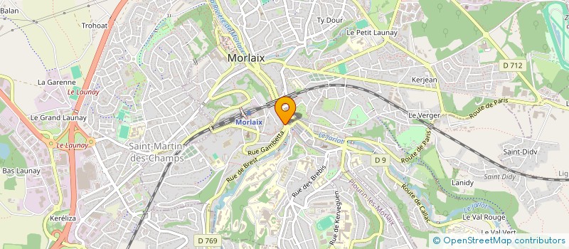 localisation de l'entreprise IMMEX à MORLAIX