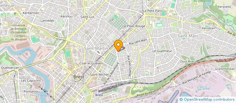 localisation de l'entreprise IMMFTS  BREST