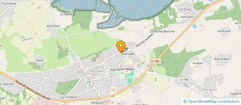 localisation de l'entreprise IMMHOTEP PATRIMOINE  SARZEAU