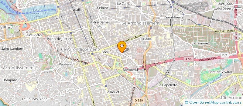 localisation de l'entreprise IMMIGRATION ESPOIR ET INTEGRATION à MARSEILLE