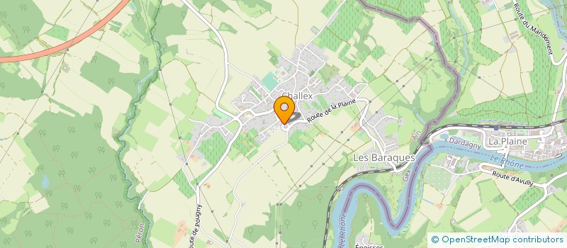 localisation de l'entreprise IMMINENCE à CHALLEX