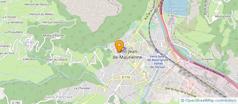 localisation de l'entreprise IMMINENT SECURITE PRIVEE  SAINT-JEAN-DE-MAURIENNE