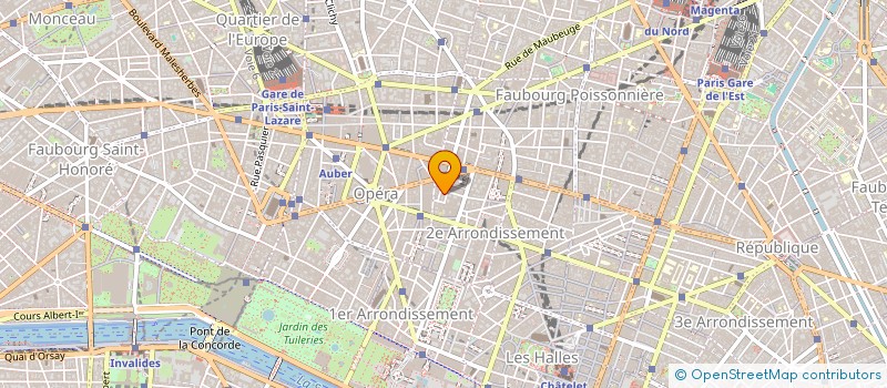localisation de l'entreprise IMMINVEST à PARIS
