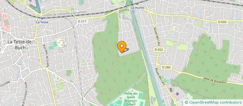 localisation de l'entreprise IMMINVEST à LA TESTE-DE-BUCH
