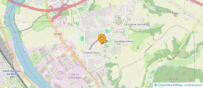 localisation de l'entreprise IMMINVEST  GENAY