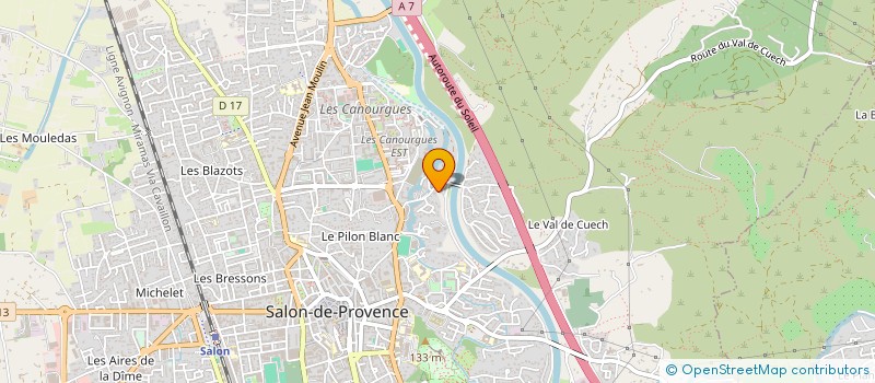 localisation de l'entreprise IMMINVEST  SALON-DE-PROVENCE