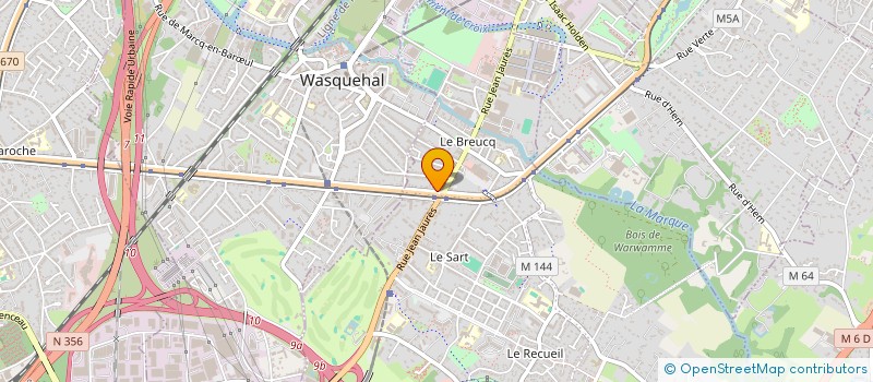 localisation de l'entreprise IMMNORD  VILLENEUVE D ASCQ