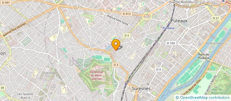 localisation de l'entreprise IMMO 1 LENOBLE à SURESNES