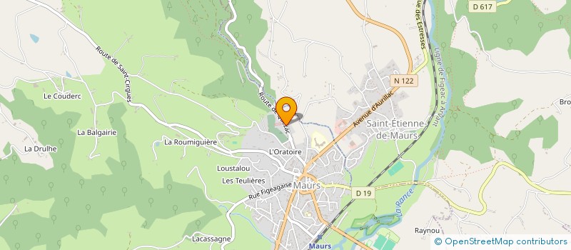 localisation de l'entreprise IMMO 122 à MAURS