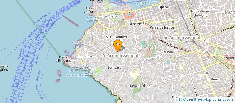 localisation de l'entreprise IMMO 2 A  MARSEILLE