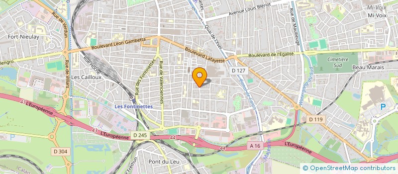 localisation de l'entreprise IMMO 2 CAPS  CALAIS