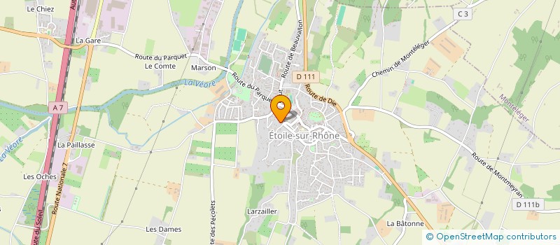 localisation de l'entreprise IMMO 2000  ETOILE-SUR-RHONE