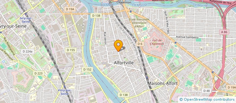 localisation de l'entreprise IMMO 2000 à ALFORTVILLE