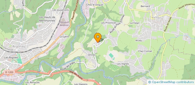 localisation de l'entreprise IMMO 2000  VILLAZ