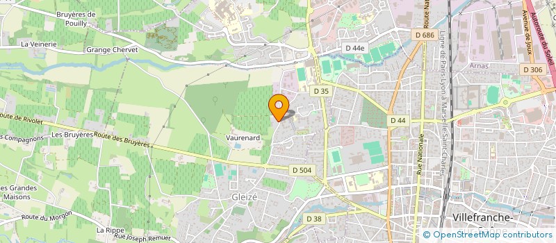 localisation de l'entreprise IMMO 2000  GLEIZE