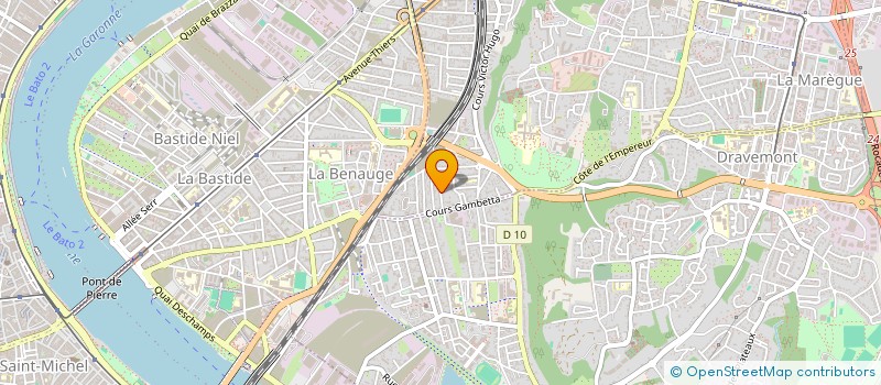 localisation de l'entreprise IMMO 2008  CENON