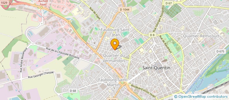 localisation de l'entreprise IMMO 2014 à SAINT-QUENTIN