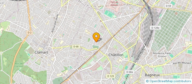 localisation de l'entreprise IMMO 2022  CHATILLON