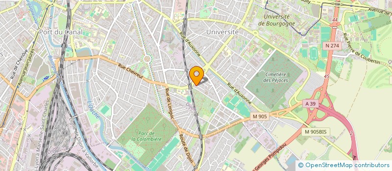 localisation de l'entreprise IMMO 21 à DIJON