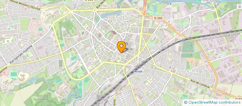 localisation de l'entreprise IMMO 21 à ARRAS