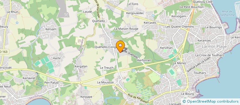 localisation de l'entreprise IMMO 23  LARMOR-PLAGE