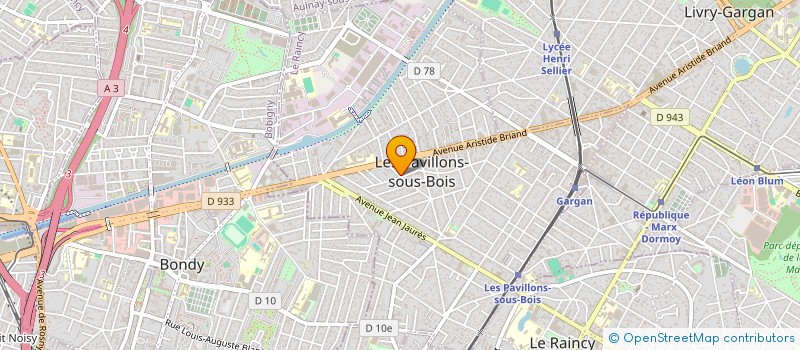localisation de l'entreprise IMMO 26 à LES PAVILLONS-SOUS-BOIS