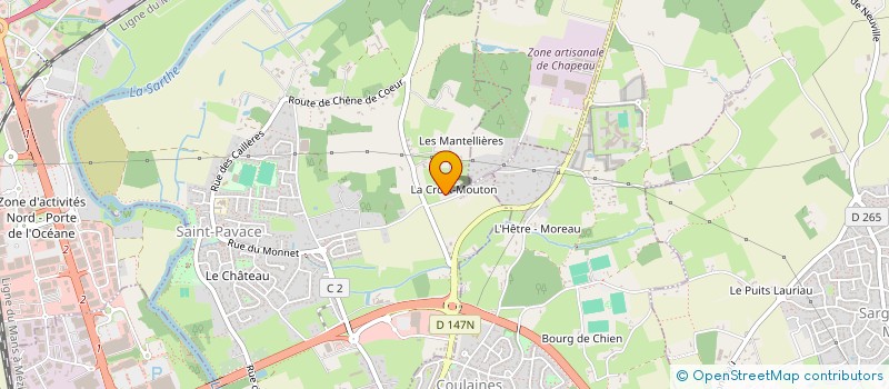 localisation de l'entreprise IMMO 27  SAINT-PAVACE