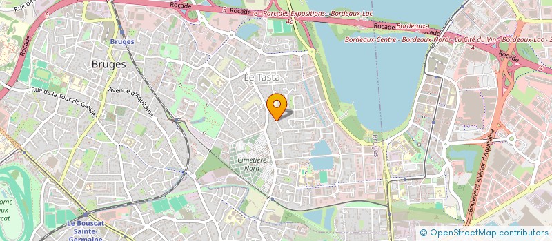 localisation de l'entreprise IMMO 2B  BRUGES