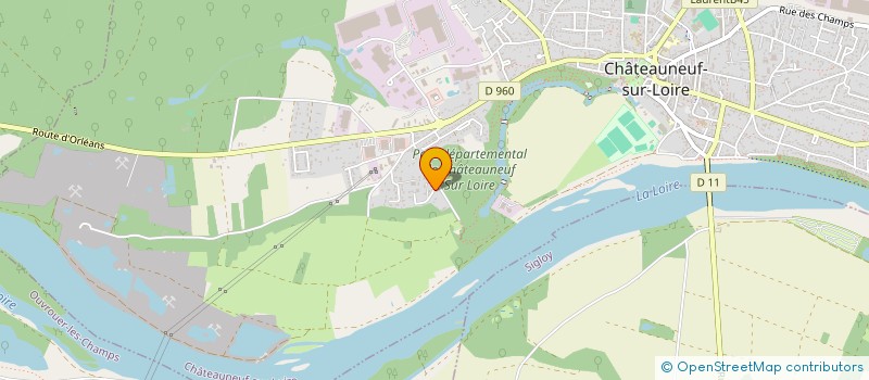 localisation de l'entreprise IMMO 2D à CHATEAUNEUF-SUR-LOIRE