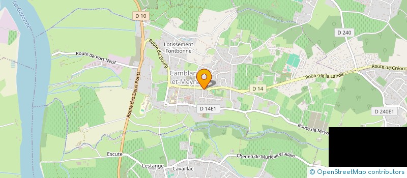 localisation de l'entreprise IMMO 2D  CAMBLANES-ET-MEYNAC