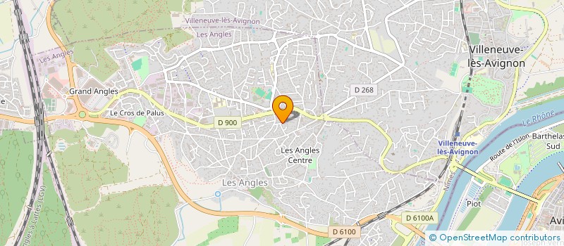 localisation de l'entreprise IMMO 2J 30200  LES ANGLES