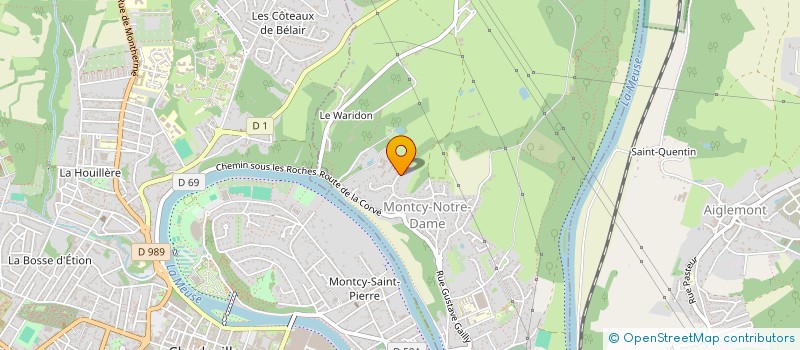 localisation de l'entreprise IMMO 2L  MONTCY-NOTRE-DAME