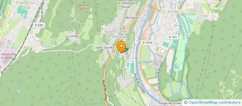 localisation de l'entreprise IMMO 2L  NOTRE-DAME-DE-MESAGE