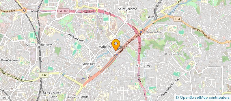 localisation de l'entreprise IMMO 3 D à MARSEILLE