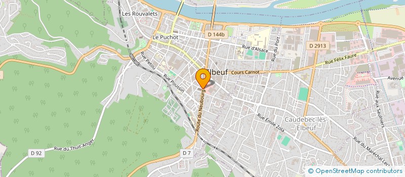 localisation de l'entreprise IMMO 3000 à ELBEUF