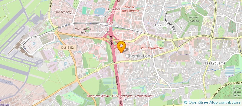 localisation de l'entreprise IMMO 33 à MERIGNAC