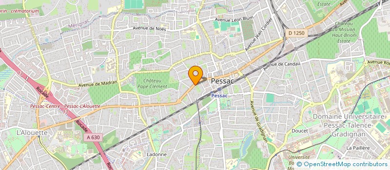 localisation de l'entreprise IMMO 33 à PESSAC
